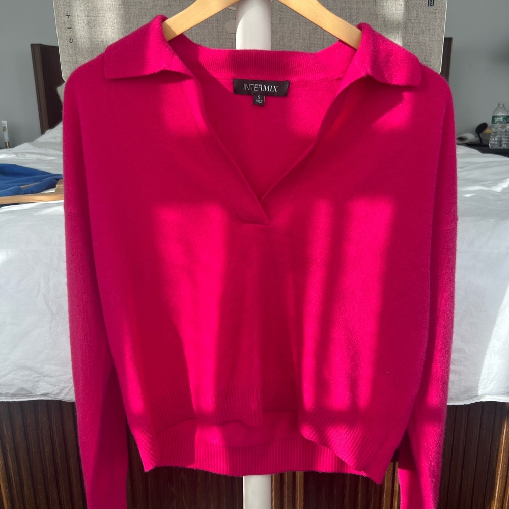 Intermix Pink Cashmere Sweater